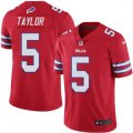 Buffalo Bills #5 Tyrod Taylor Limited Red Rush Vapor Untouchable NFL Jersey