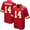 Kansas City Chiefs #14 Demarcus Robinson Game Red Team Color NFL Jersey