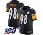 Pittsburgh Steelers #98 Vince Williams Black Team Color Vapor Untouchable Limited Player 100th Season Football Jersey