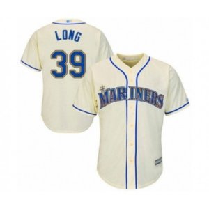 Seattle Mariners #39 Shed Long Authentic Cream Alternate Cool Base Baseball Player Jersey
