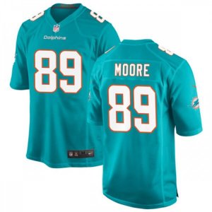 Miami Dolphins Retired Player #89 Nat Moore Nike Aqua Vapor Limited Jersey