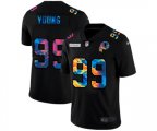 Washington Redskins #99 Chase Young Multi-Color Black 2020 NFL Crucial Catch Vapor Untouchable Limited Jersey