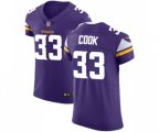 Minnesota Vikings #33 Dalvin Cook Purple Team Color Vapor Untouchable Elite Player Football Jersey