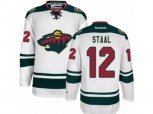 Minnesota Wild #12 Eric Staal Authentic White Away NHL Jersey