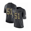 Pittsburgh Steelers #51 Mark Barron Limited Black 2016 Salute to Service Football Jersey