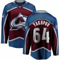 Colorado Avalanche #64 Nail Yakupov Fanatics Branded Maroon Home Breakaway NHL Jersey