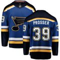 St. Louis Blues #39 Nate Prosser Fanatics Branded Royal Blue Home Breakaway NHL Jersey