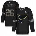 St. Louis Blues #26 Paul Stastny Black Authentic Classic Stitched NHL Jersey