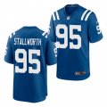 Indianapolis Colts #95 Taylor Stallworth Nike Royal Vapor Limited Jersey
