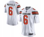 Cleveland Browns #6 Baker Mayfield Game White Football Jersey