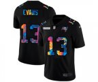 Tampa Bay Buccaneers #13 Mike Evans Multi-Color Black 2020 NFL Crucial Catch Vapor Untouchable Limited Jersey