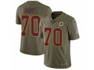 Washington Redskins #70 Sam Huff Limited Olive 2017 Salute to Service NFL Jersey