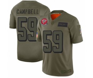 Atlanta Falcons #59 De\'Vondre Campbell Limited Camo 2019 Salute to Service Football Jersey
