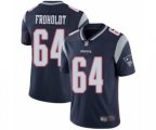 New England Patriots #64 Hjalte Froholdt Navy Blue Team Color Vapor Untouchable Limited Player Football Jersey
