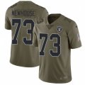 Oakland Raiders #73 Marshall Newhouse Limited Olive 2017 Salute to Service NFL Jersey