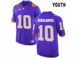 2016 Youth Clemson Tigers Ben Boulware #10 College Football Limited Jersey - Purple