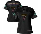 Women New York Jets #7 Chandler Catanzaro Game Black Fashion Football Jersey