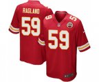 Kansas City Chiefs #59 Reggie Ragland Game Red Team Color Football Jersey