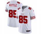 San Francisco 49ers #85 George Kittle White Team Logo Cool Edition Jersey