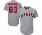 Los Angeles Angels of Anaheim Jose Rodriguez Grey Road Flex Base Authentic Collection Baseball Player Jersey