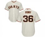 San Francisco Giants #36 Gaylord Perry Replica Cream Home Cool Base Baseball Jersey
