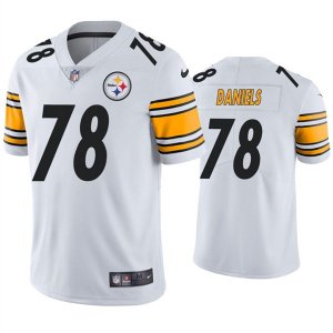 Pittsburgh Steelers #78 James Daniels White Vapor Untouchable Limited Stitched Jersey