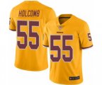 Washington Redskins #55 Cole Holcomb Limited Gold Rush Vapor Untouchable Football Jersey