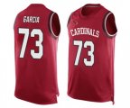 Arizona Cardinals #73 Max Garcia Limited Red Player Name & Number Tank Top Football Jersey