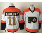 Philadelphia Flyers #11 Travis Konecny White 3rd Stitched Hockey Jersey