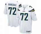 Los Angeles Chargers #72 Joe Barksdale Game White Football Jersey