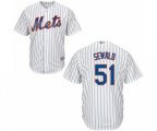 New York Mets Paul Sewald Replica White Home Cool Base Baseball Player Jersey