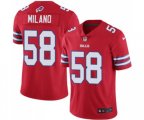Buffalo Bills #58 Matt Milano Limited Red Rush Vapor Untouchable Football Jersey