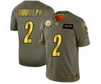 Pittsburgh Steelers #2 Mason Rudolph Olive Gold 2019 Salute to Service Limited Player Football Jersey