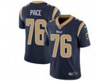 Los Angeles Rams #76 Orlando Pace Vapor Untouchable Limited Navy Blue Team Color NFL Jersey