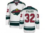 Minnesota Wild #32 Alex Stalock Premier White Away NHL Jersey