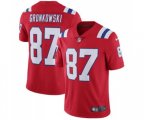 New England Patriots #87 Rob Gronkowski Red Alternate Vapor Untouchable Limited Player Football Jersey