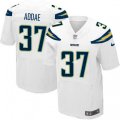 Los Angeles Chargers #37 Jahleel Addae Elite White NFL Jersey
