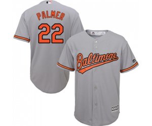 Baltimore Orioles #22 Jim Palmer Replica Grey Road Cool Base Baseball Jersey