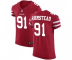 San Francisco 49ers #91 Arik Armstead Red Team Color Vapor Untouchable Elite Player Football Jersey