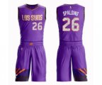 Phoenix Suns #26 Ray Spalding Swingman Purple Basketball Suit Jersey - City Edition