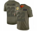Green Bay Packers #22 Dexter Williams Limited Camo 2019 Salute to Service Football Jersey