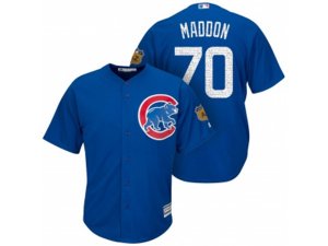 Chicago Cubs #70 Joe Maddon 2017 Spring Training Cool Base Stitched MLB Jersey