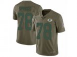Green Bay Packers #78 Jason Spriggs Limited Olive 2017 Salute to Service NFL Jersey