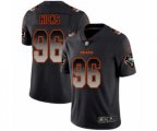Chicago Bears #96 Akiem Hicks Limited Black Smoke Fashion Football Jersey