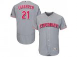 Cincinnati Reds #21 Michael Lorenzen Grey Flexbase Authentic Collection Stitched MLB Jersey