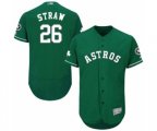 Houston Astros Myles Straw Green Celtic Flexbase Authentic Collection Baseball Player Jersey