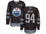 Edmonton Oilers #94 Ryan Smyth Black 1917-2017 100th Anniversary Stitched NHL Jersey