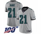 Philadelphia Eagles #21 Ronald Darby Limited Silver Inverted Legend 100th Season Football Jersey