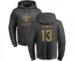 New Orleans Saints #13 Michael Thomas Ash One Color Pullover Hoodie