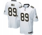 New Orleans Saints #89 Josh Hill Game White Football Jersey